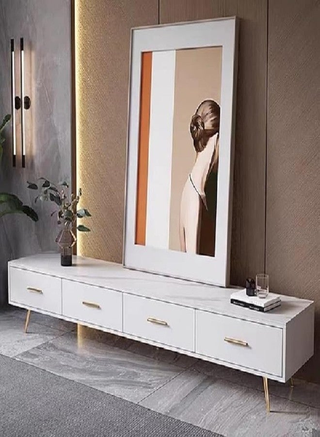 صن بيرد ملصقات أثاث من الفينيل اللامع ذاتي اللصق من صن بيرد، ورق لاصق صلب قابل للتقشير واللصق، ورق حائط لامع مقاوم للماء (أبيض، 50 سم × 4 قدم) - Image 3